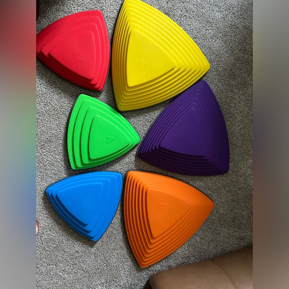 Kids stepping stones/riverstones